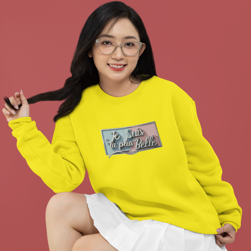 Sweater Yellow Je Suis la Plus Belle