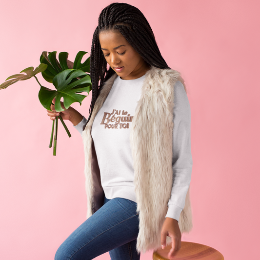Sweater White J'ai le Béguin