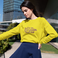 Load image into Gallery viewer, Sweater Yellow J'ai le Béguin
