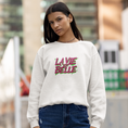 Load image into Gallery viewer, Sweater La Vie Est Belle Green Pink
