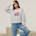 Load image into Gallery viewer, Sweater La Vie Est Belle Green Pink
