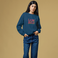 Load image into Gallery viewer, Sweater La Vie Est Belle Green Pink
