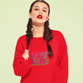 Load image into Gallery viewer, Sweater La Vie Est Belle Green Pink
