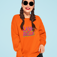 Load image into Gallery viewer, Sweater La Vie Est Belle Green Pink
