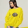 Load image into Gallery viewer, Sweater Yellow La Vie Est Belle Graffiti
