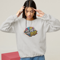 Load image into Gallery viewer, Sweater Gray La Vie Est Belle Graffiti
