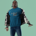 Load image into Gallery viewer, Sweater Navy La Vie Est Belle Blue Gold

