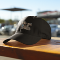 Load image into Gallery viewer, Cap Black La Vie Est Belle Gold Blue
