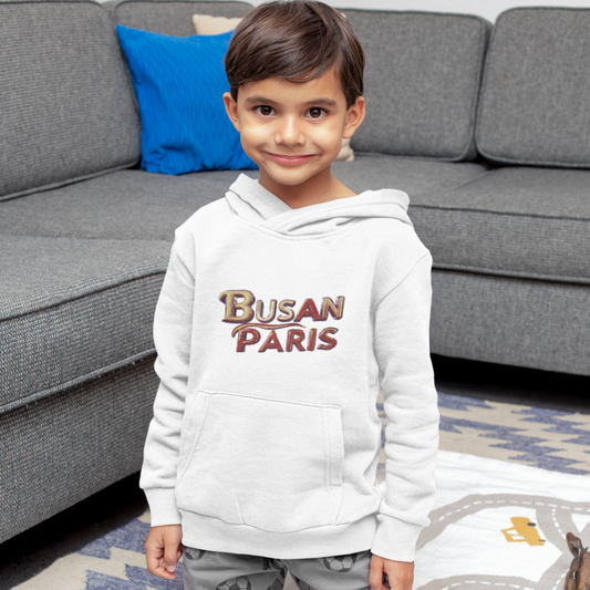 Child Hoodie White Busan Paris