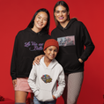 Load image into Gallery viewer, Child Hoodie White La Vie Est Belle Graffiti
