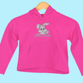 Load image into Gallery viewer, Child Hoodie Pink Bonjour Rabbit
