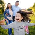 Load image into Gallery viewer, Child Hoodie Gray Avoir le Coup de Foudre
