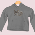 Load image into Gallery viewer, Child Hoodie Gray Busan Paris Brown
