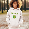 Load image into Gallery viewer, Child Hoodie White Chance Trefle
