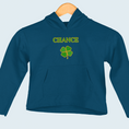 Load image into Gallery viewer, Child Hoodie Navy Chance Trefle
