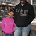 Load image into Gallery viewer, Child Hoodie Pink Donner sa Langue au Chat
