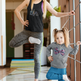 Load image into Gallery viewer, Child Hoodie Gray La vie Est Belle Ribbon Knot
