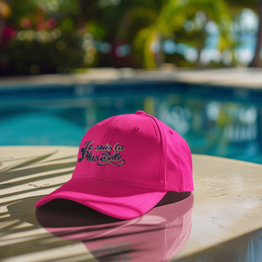 Cap Pink Je Suis La Plus Belle Blue