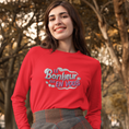 Load image into Gallery viewer, Sweater Red Le Bonheur Est en Vous
