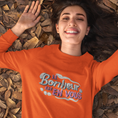 Load image into Gallery viewer, Sweater Orange Le Bonheur Est en Vous

