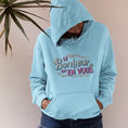 Load image into Gallery viewer, Hoodie Blue Le Bonheur Est en Vous
