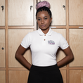 Load image into Gallery viewer, Polo Shirt White Le Bonheur Est en Vous

