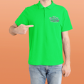 Load image into Gallery viewer, Polo Shirt Green Le Bonheur Est en Vous

