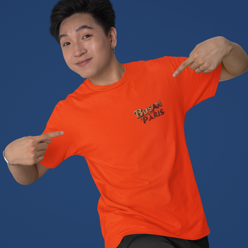 Tee Shirt Orange Busan Paris