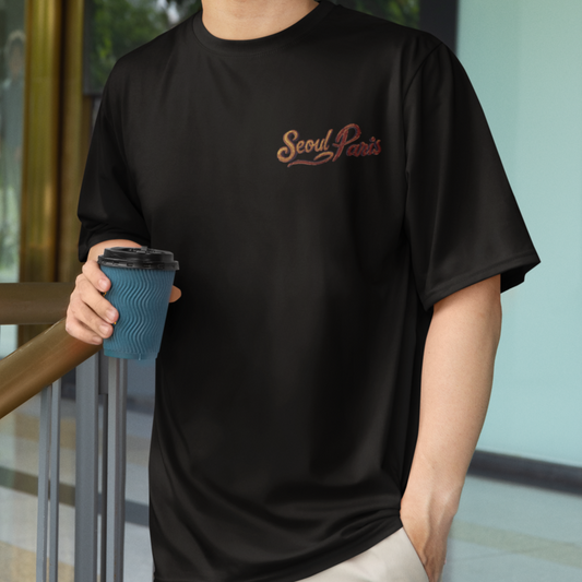 Tee Shirt Black Seoul Paris
