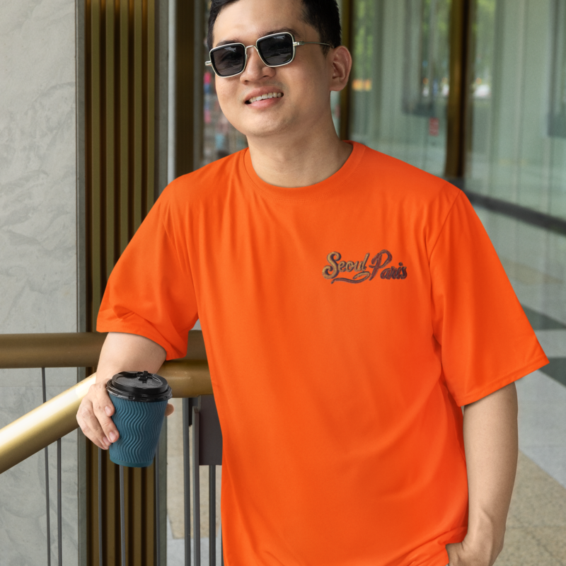 Tee Shirt Orange Seoul Paris
