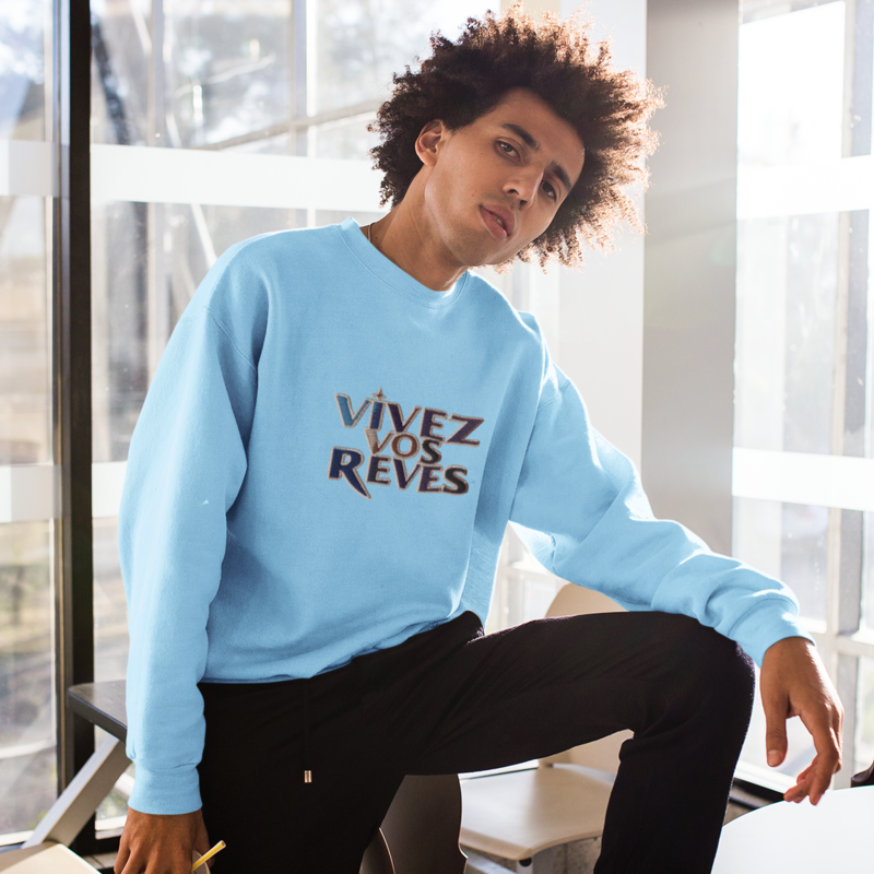Sweater Vivez Vos Rêves Blue
