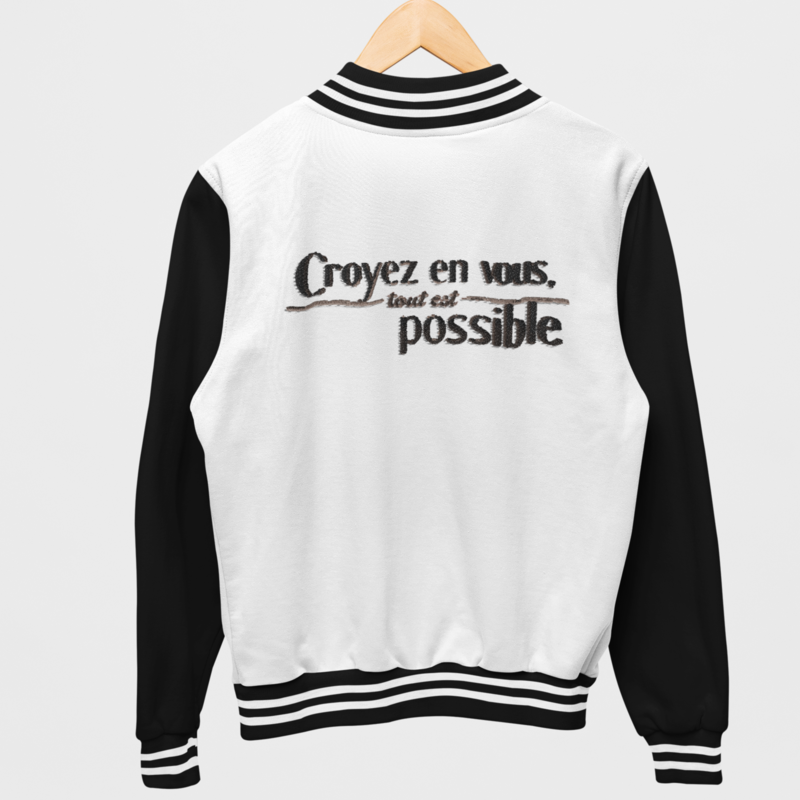 Bomber VTR Croyez en Vous Tout Est Possible