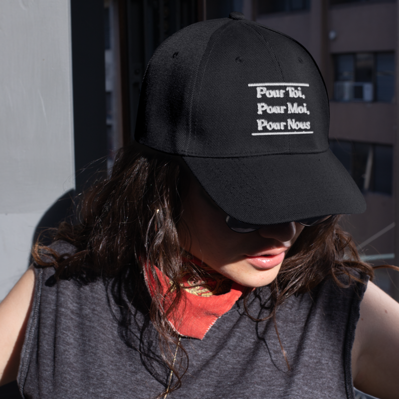 Cap Black Pour Toi Pour Moi Pour Nous