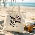 Load image into Gallery viewer, Canvas Tote Bag Vis Tes Rêves Circle

