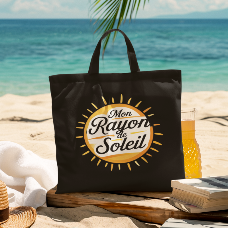 Canvas Tote Bag Mon Rayon de Soleil