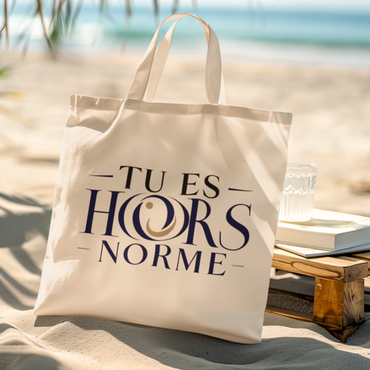 Canvas Tote Bag Tu es Hors Norme
