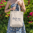 Load image into Gallery viewer, Canvas Tote Bag J'Adore La Vie
