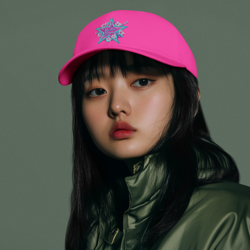 Cap Pink Vis Tes Rêves Star Blue Pink