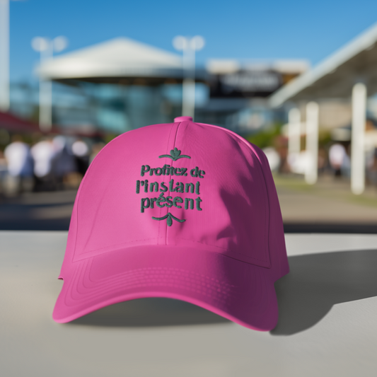 Cap Pink Profitez de l'Instant Présent