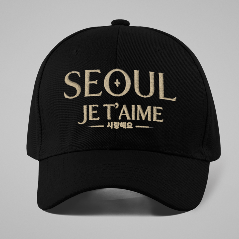 Cap Black Seoul Je T'Aime
