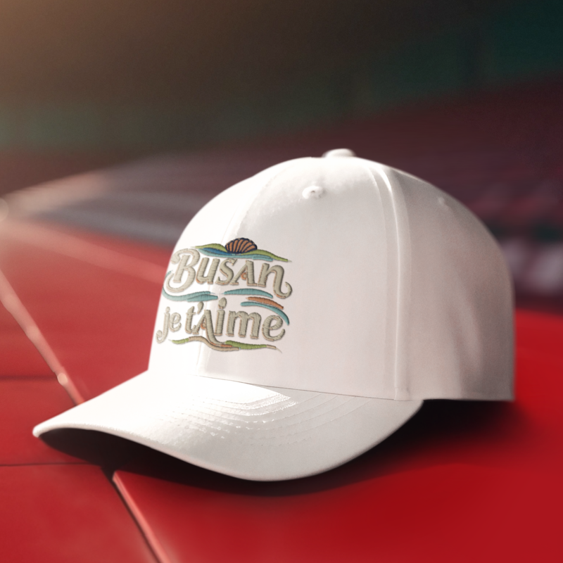 Cap White Busan Je T'Aime