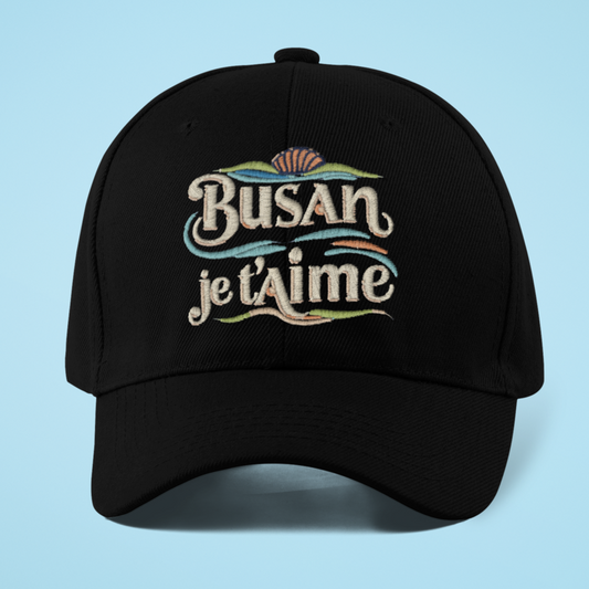 Cap Black Busan Je T'Aime