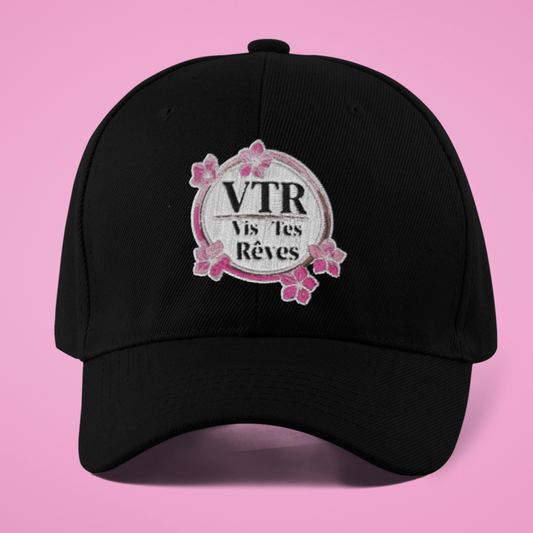 Cap Black VTR Vis Tes Rêves Circle Sakura