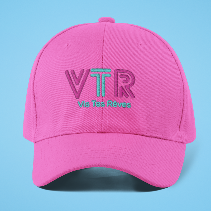 Cap Pink VTR Vis Tes Rêves Blue Pink