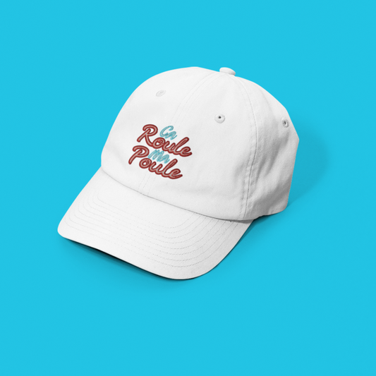 Cap White Ca Roule Ma Poule