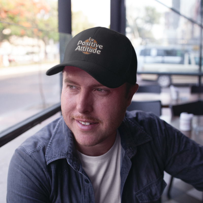 Cap Black La Positive Attitude