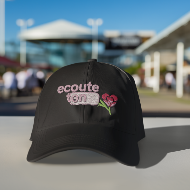 Cap Black Ecoute Ton Coeur
