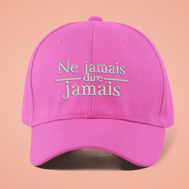 Cap Pink Ne Jamais Dire Jamais