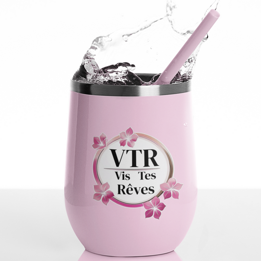 Thermo Wine Mug Pink VTR Vis Tes Rêves