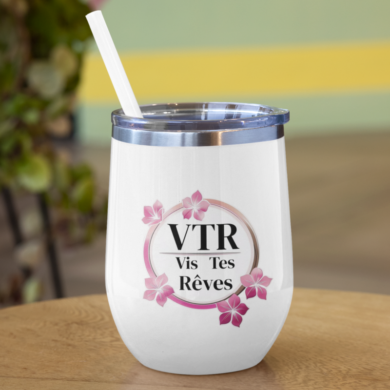 Thermo Wine Mug White VTR Vis Tes Rêves
